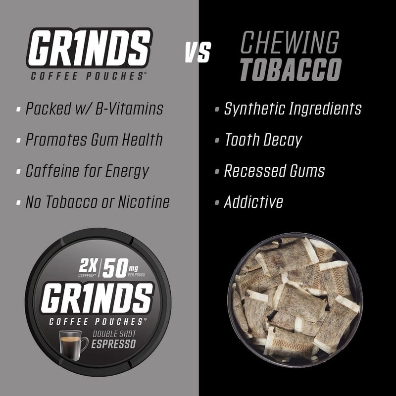 GRINDS Double Shot Espresso Coffee Pouches - Image 4